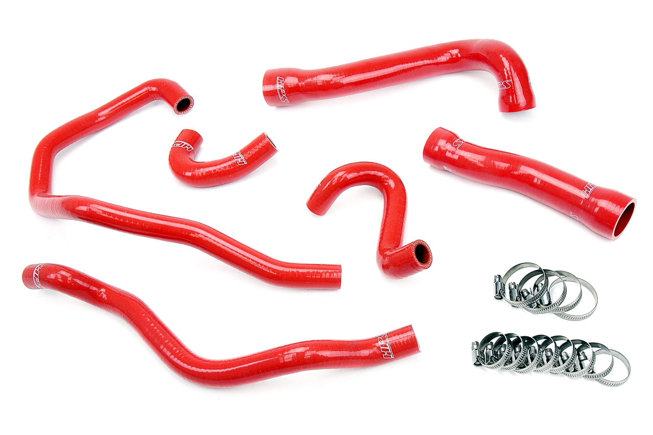 HPS Red Silicone Radiator + Heater Hose Kit 2001-2006 BMW E46 M3 57-1543-RED