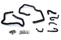 HPS Reinforced Black Silicone Heater Hose Kit Coolant Toyota 10-14 FJ Cruiser 4.0L V6 57-1547-BLK
