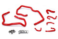 HPS Reinforced Red Silicone Heater Hose Kit Coolant Toyota 10-14 FJ Cruiser 4.0L V6 57-1547-RED