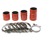 HPS High Temp Aramid Reinforced Silicone Intercooler Hose Boots Kit Ford 2008-2010 F350 Superduty 6.4L V8 Powerstroke Diesel Turbo 57-1571