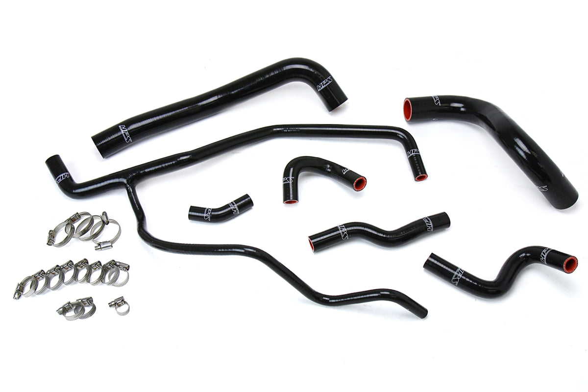 HPS Black Silicone Radiator + Heater Hose Kit 2011-2020 Dodge Charger 3.6L V6 57-1583-BLK