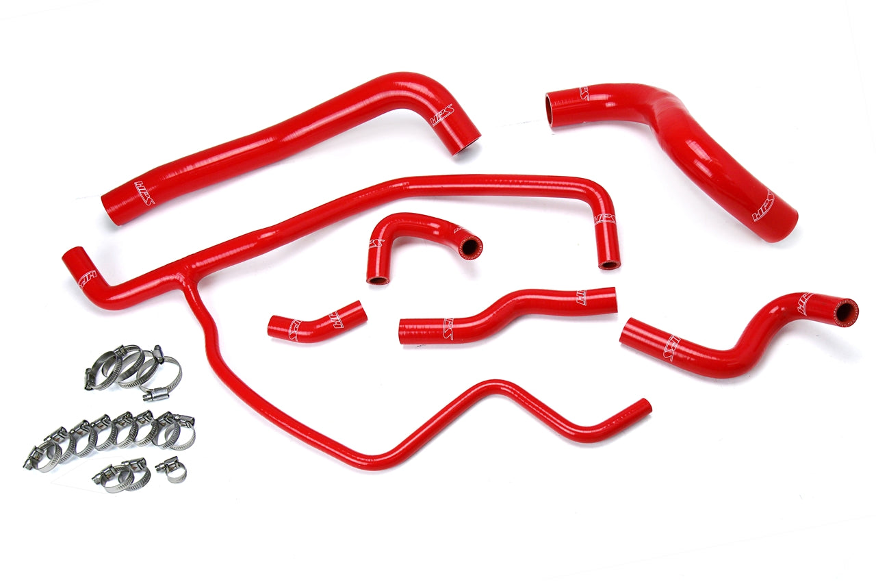 HPS Red Silicone Radiator + Heater Hose Kit 2011-2020 Dodge Challenger 3.6L V6 57-1583-RED