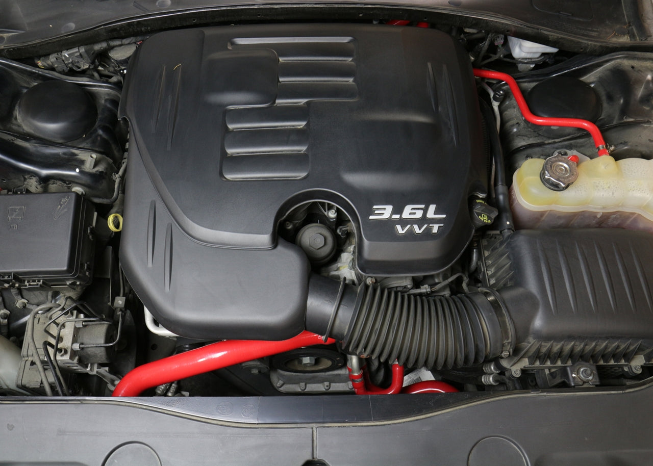 HPS Silicone Radiator + Heater Hose Kit Installed 2011-2020 Chrysler 300 3.6L V6 57-1583