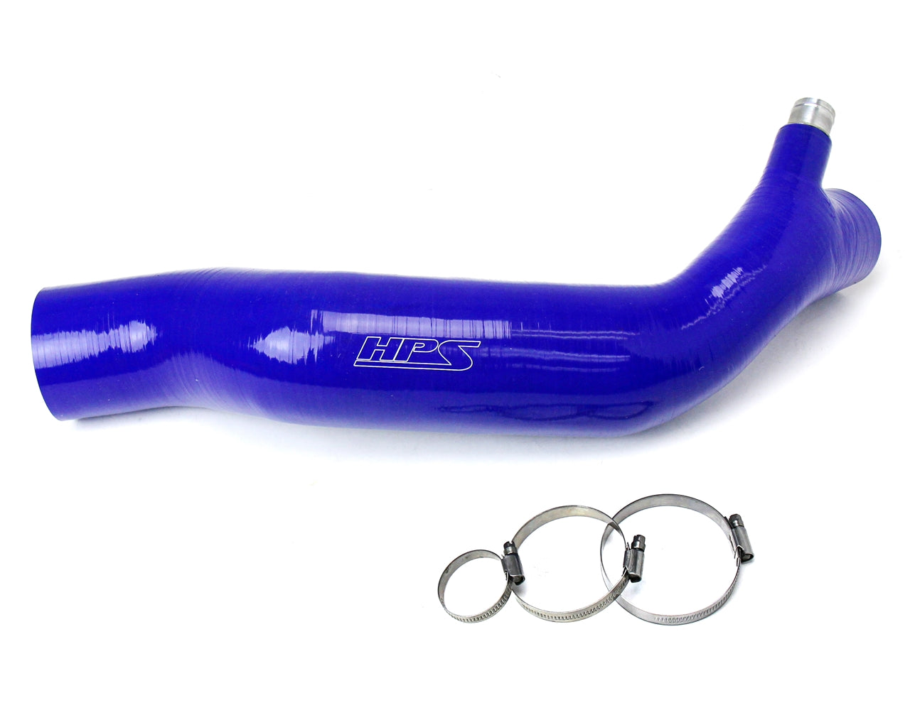 HPS Blue Reinforced Silicone Post MAF Air Intake Hose Kit Lexus 16-17 RC200t 2.0L Turbo 57-1585-BLUE