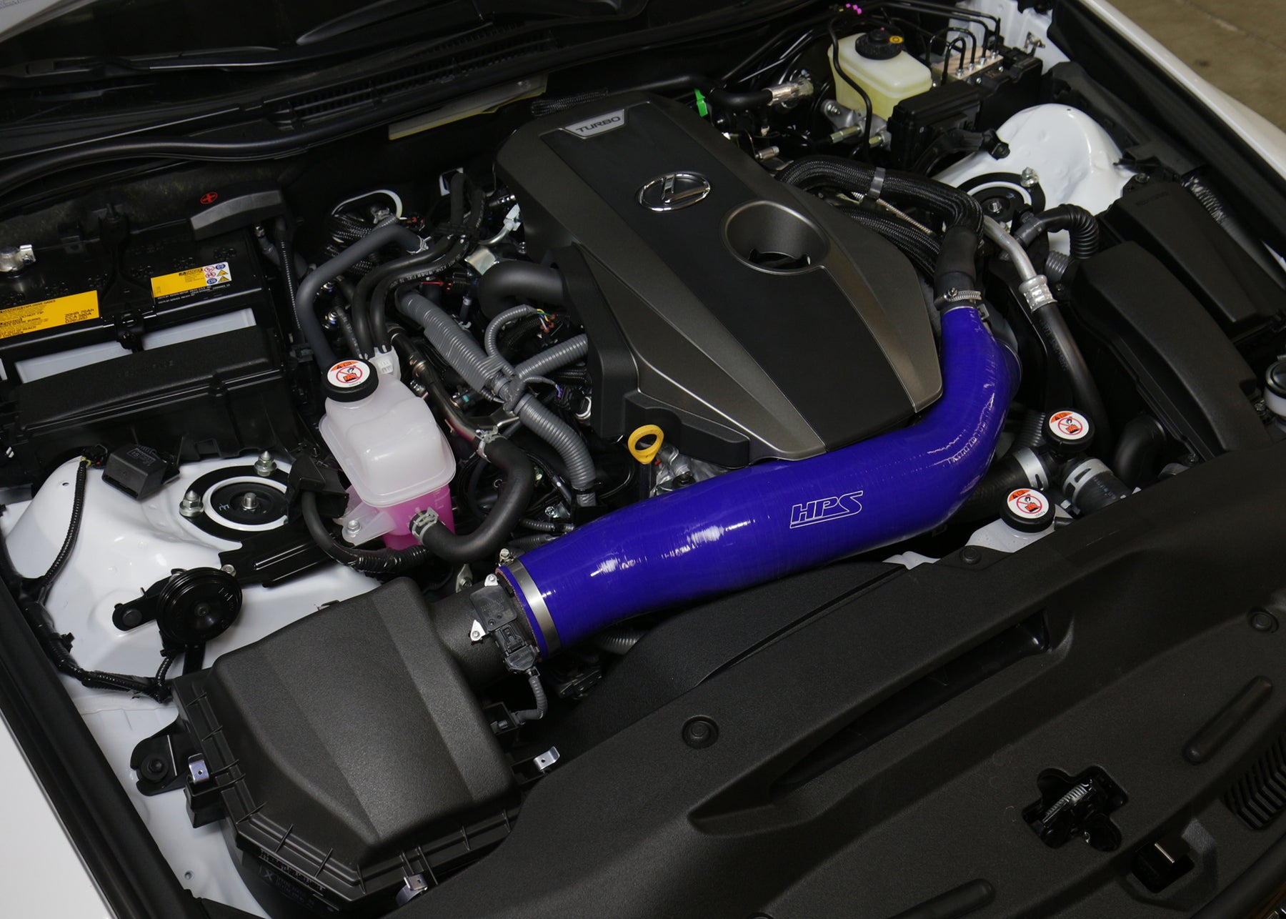 HPS Silicone Air Intake Kit Post MAF 2016-2017 Lexus IS200t 2.0L Turbo ...