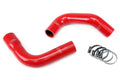 HPS Red Silicone Radiator Hose Kit 1976-1986 Jeep CJ7 4.2L 57-1588-RED