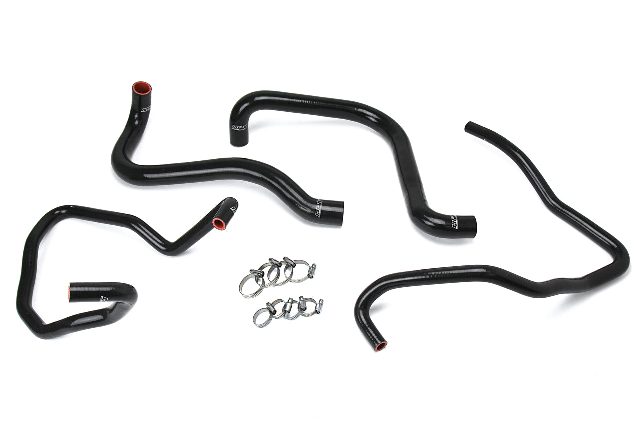 HPS Black Silicone Radiator + Heater Hose Kit 2003-2006 Jeep Wrangler TJ SE 2.4L 57-1589-BLK