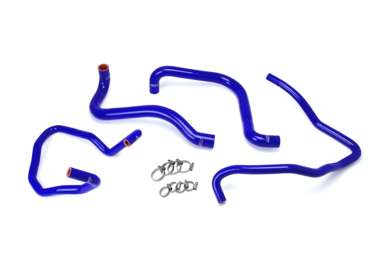 HPS Blue Reinforced Silicone Radiator + Heater Hose Kit Jeep 03-06 Wrangler TJ SE 2.4L 4Cyl Left Hand Drive 57-1589-BLUE
