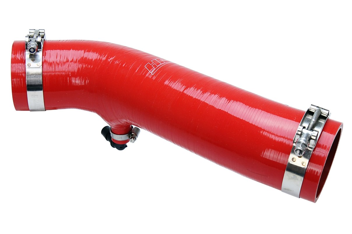 HPS Red Silicone Post MAF Cold Air Intake Tube 2003-2006 Infiniti G35 Sedan 3.5L V6, 57-1592-RED