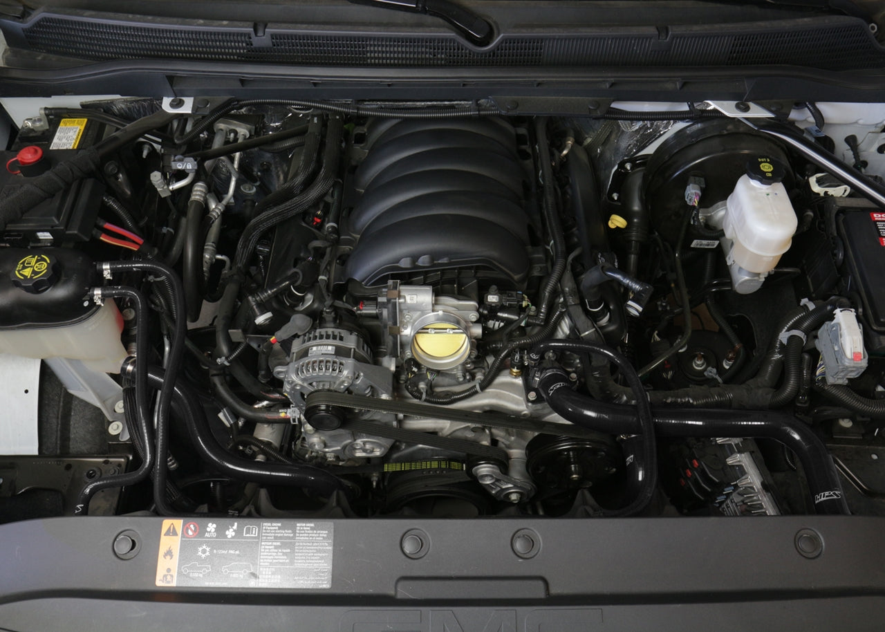 HPS Silicone Radiator Hose Kit Installed 2015-2020 Cadillac Escalade ESV 6.2L V8 57-1594R
