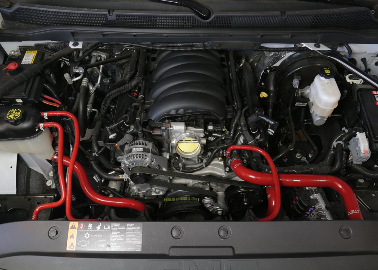 HPS Silicone Radiator Hose Kit Installed 2015-2020 Cadillac Escalade ESV 6.2L V8 57-1594R