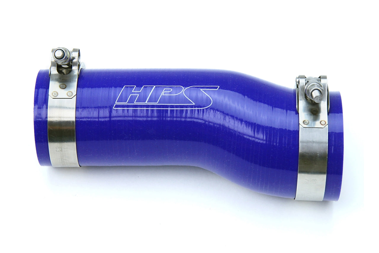 HPS Blue Reinforced Silicone Post MAF Air Intake Hose Kit Honda 17-18 Civic Si 1.5L Turbo 57-1595-BLUE