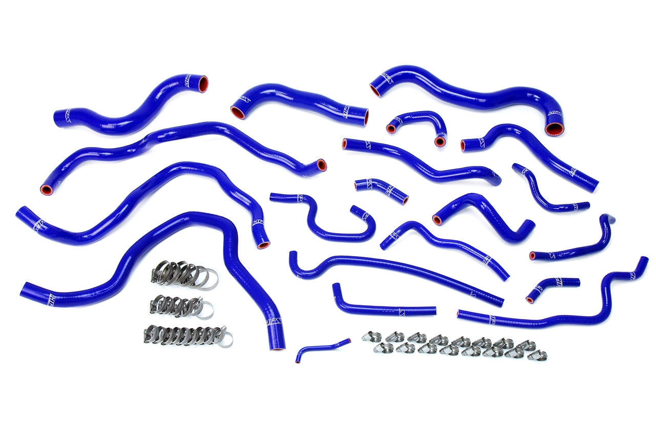 HPS Blue Reinforced Silicone Radiator Heater Coolant Hose Kit Honda 16-18 Civic 2.0L Non Turbo 57-1607-BLUE