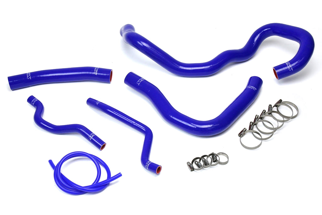 HPS Blue Reinforced Silicone Radiator + Heater Hose Kit Mitsubishi 08-17 Lancer 2.0L 2.4L DE ES GTS 57-1609-BLUE