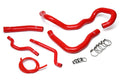 HPS Red Reinforced Silicone Radiator + Heater Hose Kit Mitsubishi 08-17 Lancer 2.0L 2.4L DE ES GTS 57-1609-RED