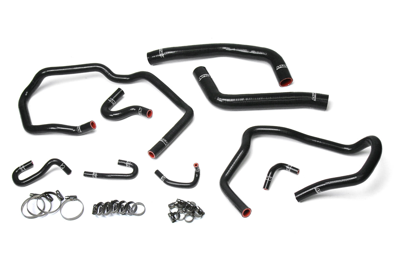 HPS Black Silicone Radiator + Heater Hose Kit 2010-2014 Toyota FJ Cruiser 4.0L V6 57-1611-BLK