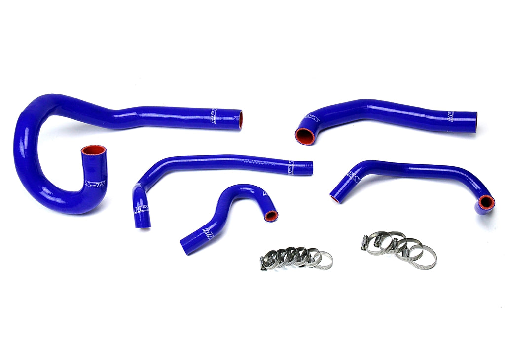 HPS Blue Reinforced Silicone Radiator + Heater Hose Kit Coolant Toyota 86-92 Supra MK3 Turbo NA 7MGE 7MGTE 57-1612-BLUE