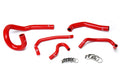 HPS Red Reinforced Silicone Radiator + Heater Hose Kit Coolant Toyota 86-92 Supra MK3 Turbo & NA 7MGE / 7MGTE Left Hand Drive 57-1612-RED