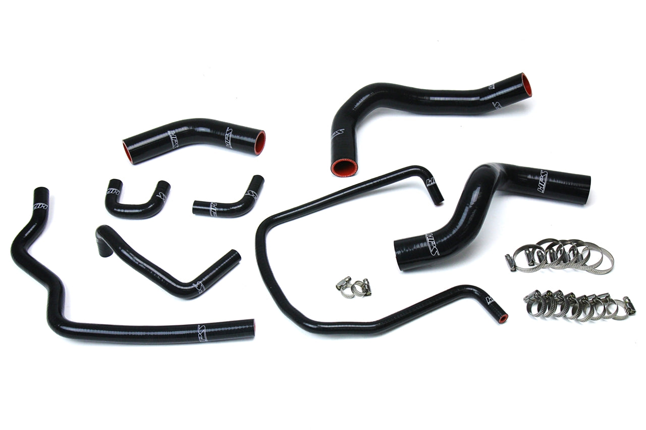 HPS Black Silicone Radiator Hose Kit 2004-2010 Infiniti QX56 V8 5.6L 57-1614-BLK