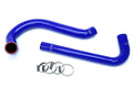 HPS Blue Reinforced Silicone Radiator Hose Kit Coolant Jeep 87-95 Wrangler YJ 2.5L 57-1627-BLUE