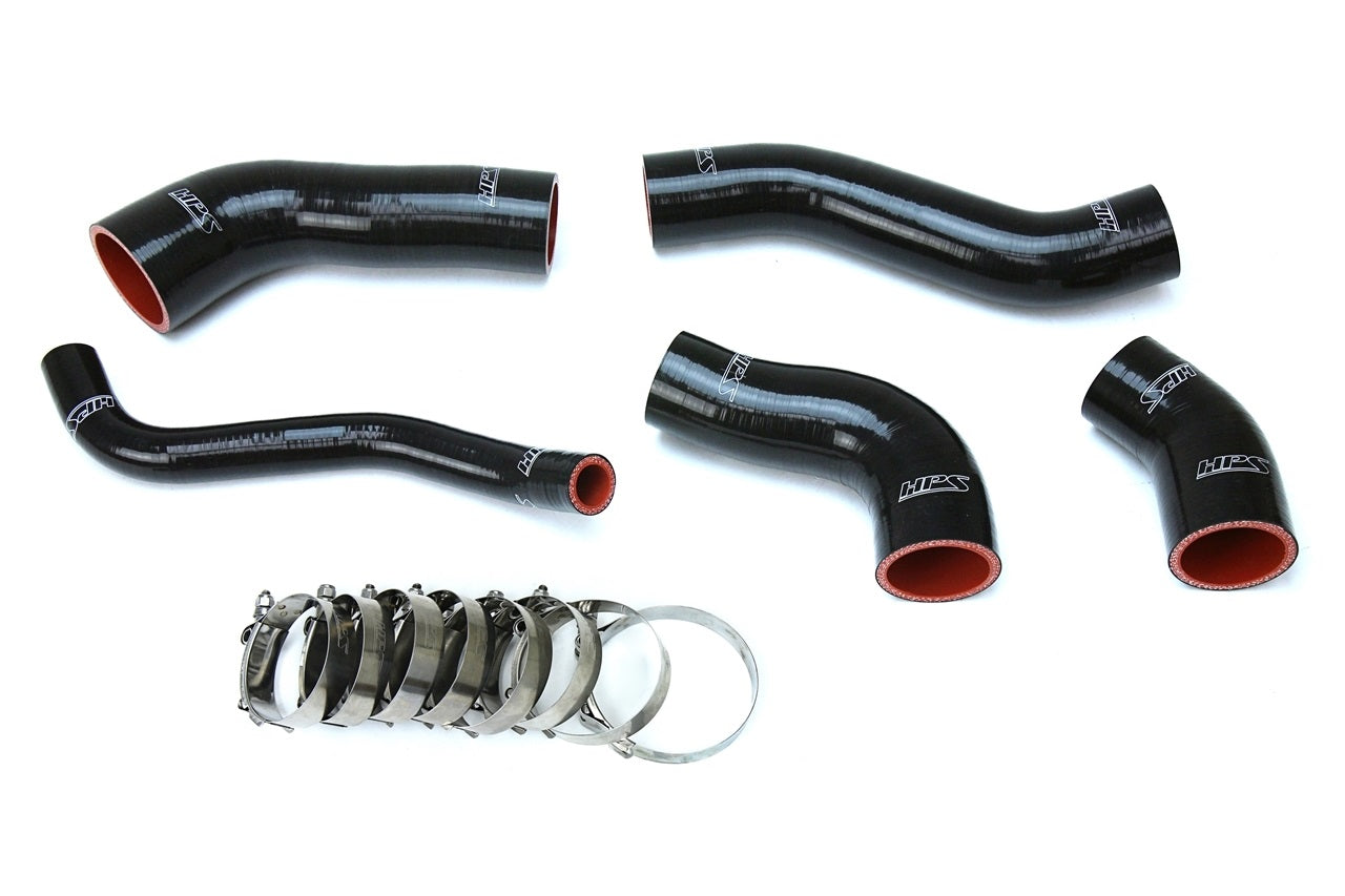 HPS Black Silicone Intercooler Hose Kit 2013-2017 Hyundai Veloster 1.6L Turbo 57-1629-BLK