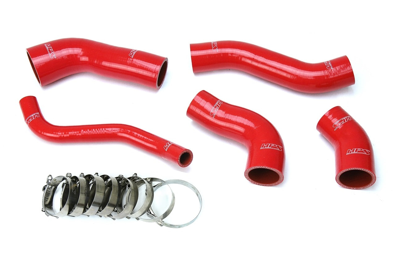 HPS Red Silicone Intercooler Hose Kit 2013-2017 Hyundai Veloster 1.6L Turbo 57-1629-RED