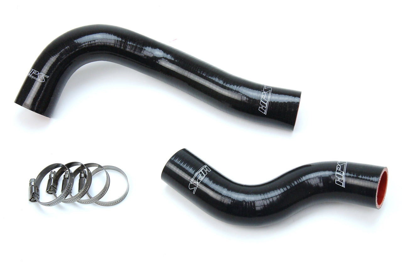 HPS Black Reinforced Silicone Radiator Hose Kit Coolant Lexus 16-18 GSF V8 5.0L 57-1632-BLK
