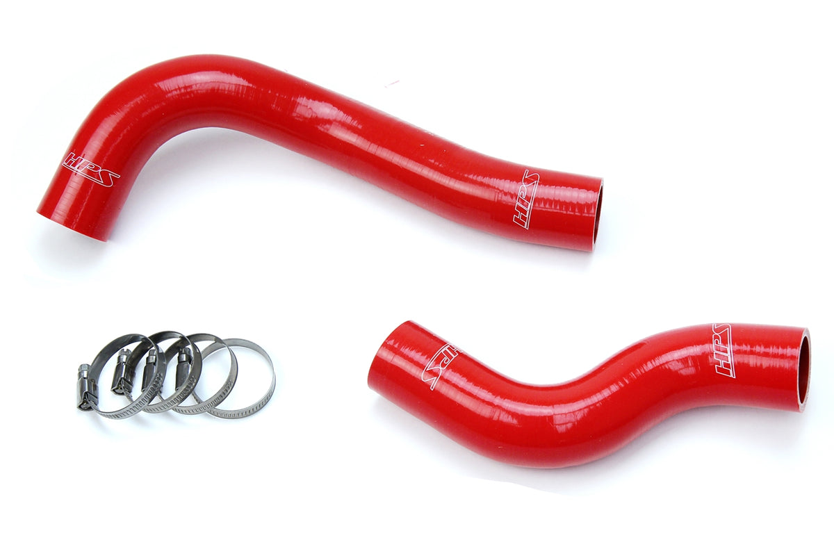 HPS Red Reinforced Silicone Radiator Hose Kit Coolant Lexus 16-18 GSF V8 5.0L 57-1632-RED