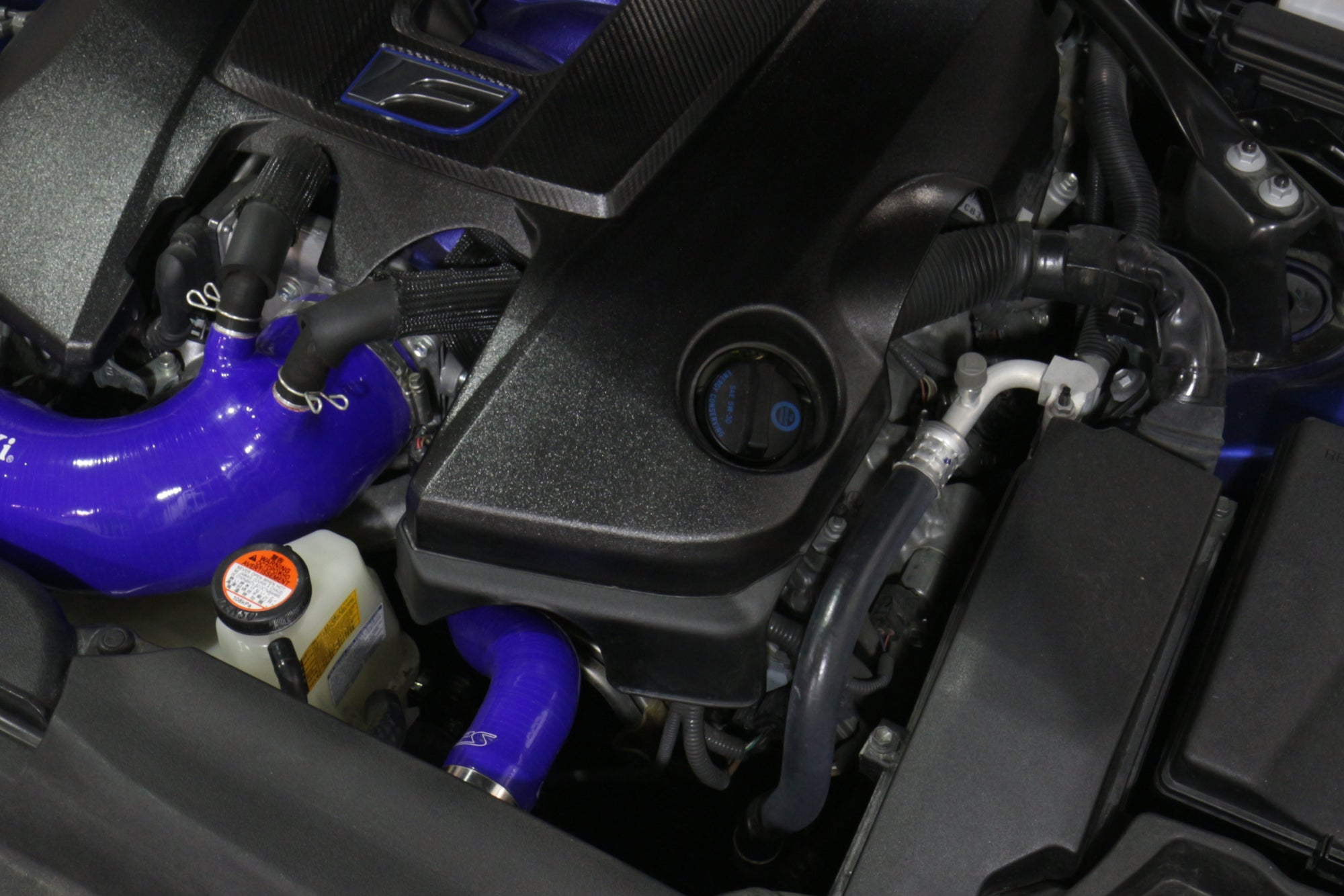 HPS Silicone Radiator Hose Kit Installed 2015-2020 Lexus RCF RC F V8 5.0L 57-1632