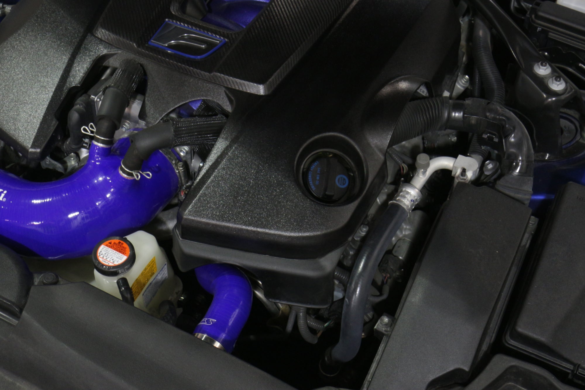 HPS Silicone Radiator Hose Kit Installed 2016-2020 Lexus GSF GS F V8 5.0L 57-1632