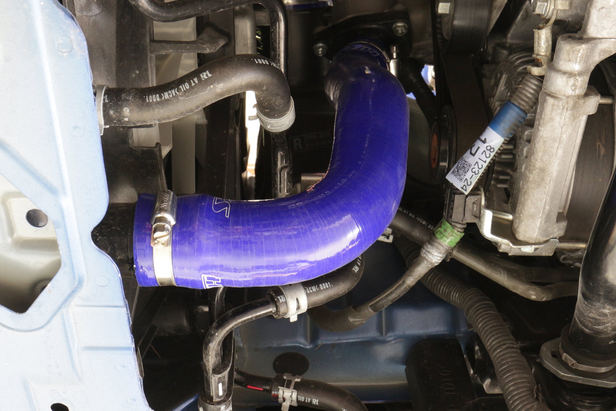 HPS Silicone Radiator Hose Kit Installed 2015-2020 Lexus RCF RC F V8 5.0L 57-1632