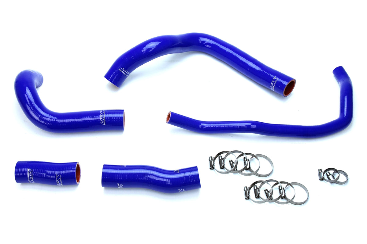 HPS Blue Reinforced Silicone Radiator Hose Kit Coolant Lexus 16-17 RC200t 2.0L Turbo 57-1633-BLUE