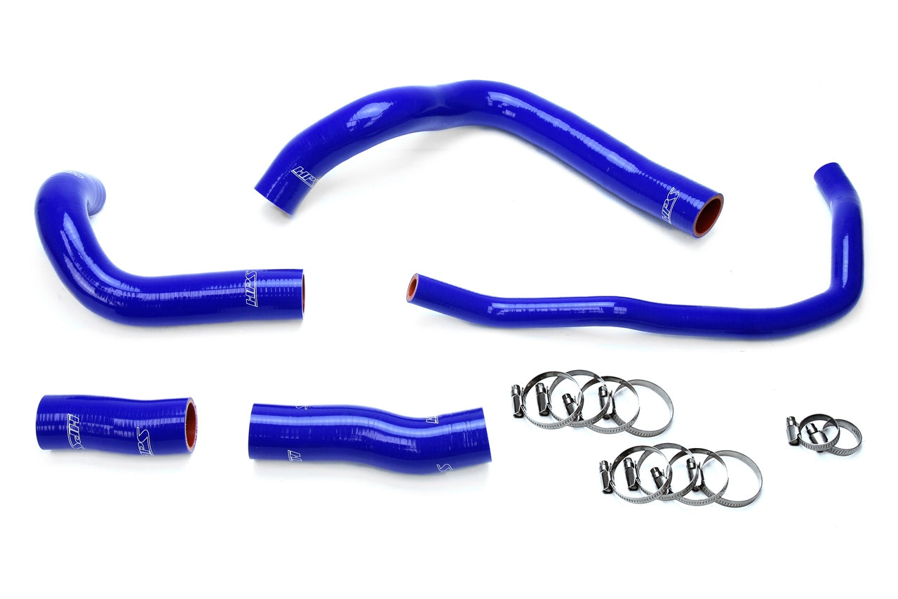 HPS Blue Silicone Radiator Hose Kit 2016-2017 Lexus RC200t 2.0L Turbo 57-1633-BLUE