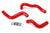 HPS Red Silicone Radiator Hose Kit 2004-2011 Mazda RX8 3pcs set 57-1634-RED