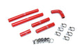 HPS Red Reinforced Silicone Heater Hose Kit 1FZ-FE Toyota 92-97 Land Cruiser FJ80 4.5L I6 equipped with rear heater 57-1638-RED