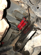 HPS Silicone Heater Hose Kit Installed 1996-1997 Lexus LX450 FJ80 FJ 4.5L I6 equipped rear heater 57-1638