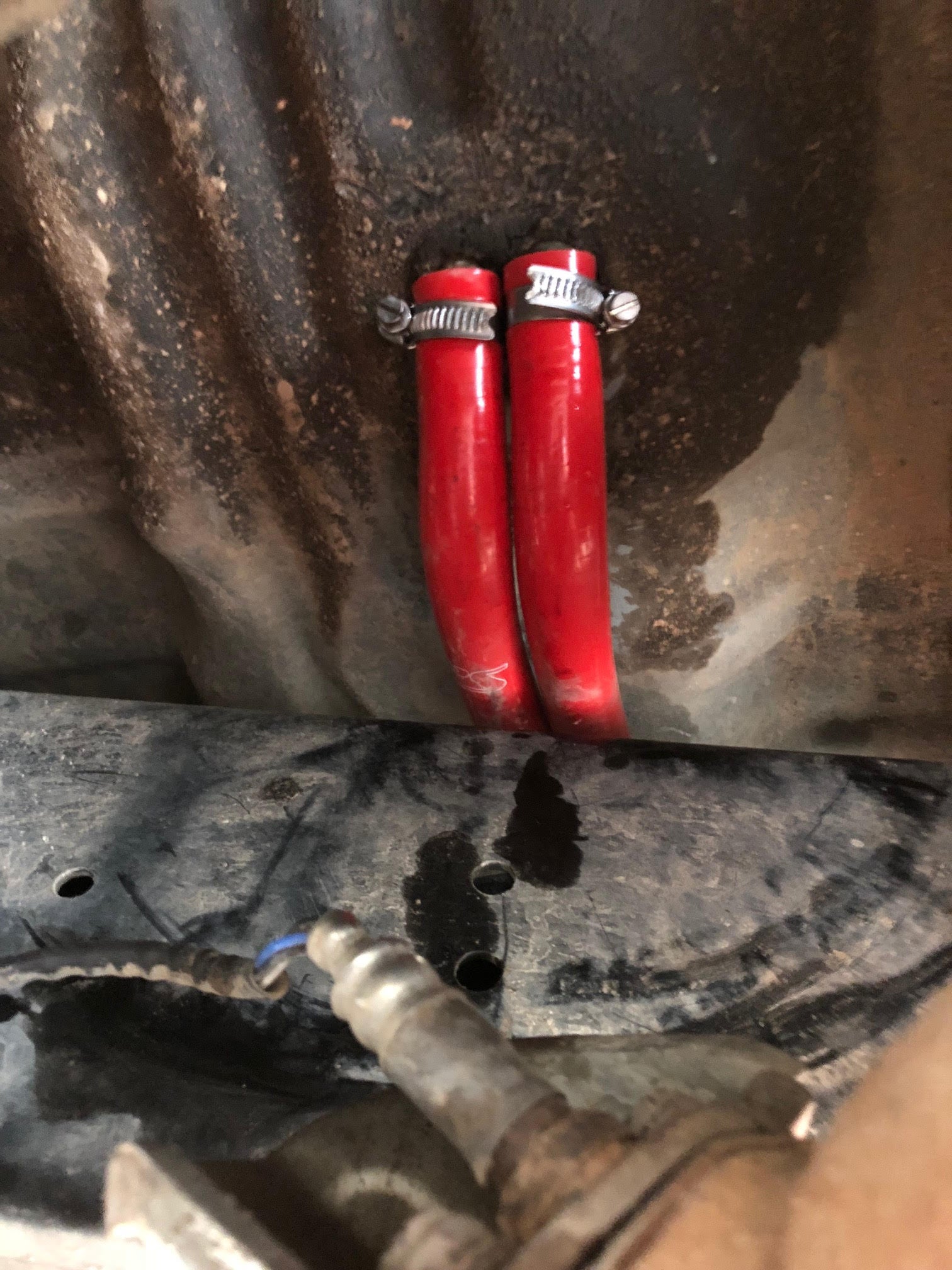 HPS Silicone Heater Hose Kit Installed 1996-1997 Lexus LX450 FJ80 FJ 4.5L I6 equipped rear heater 57-1638