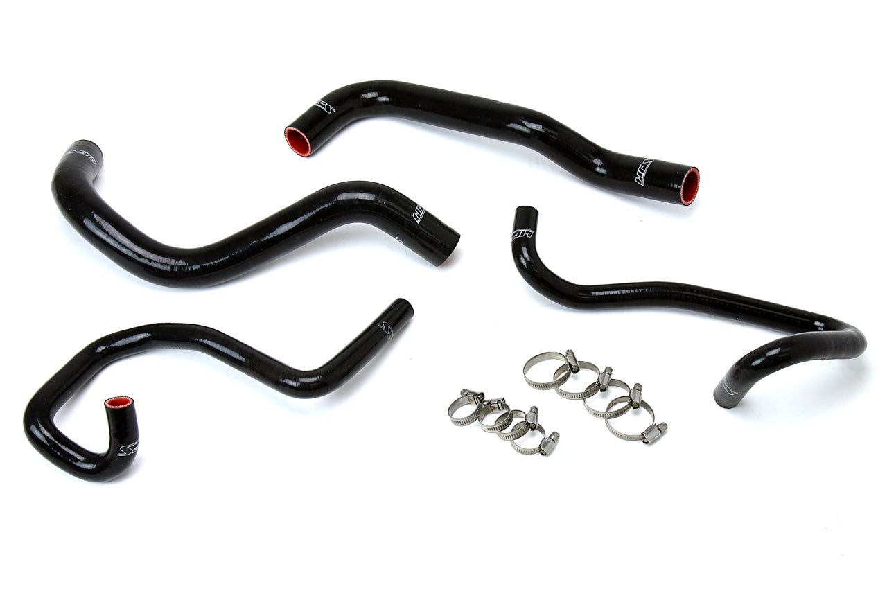 HPS Black Reinforced Silicone Radiator + Heater Hose Kit Toyota 05-18 Tacoma 2.7L 4Cyl 57-1640-BLK