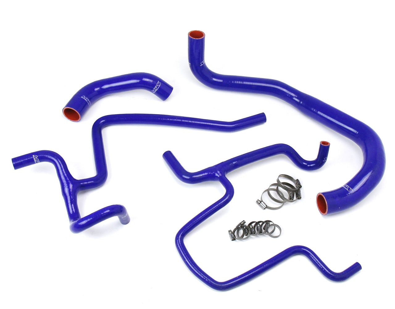 HPS Blue Reinforced Silicone Radiator + Heater Hose Kit Coolant Dodge 11-18 Charger 5.7L V8 Non Pursuit 57-1645-BLUE