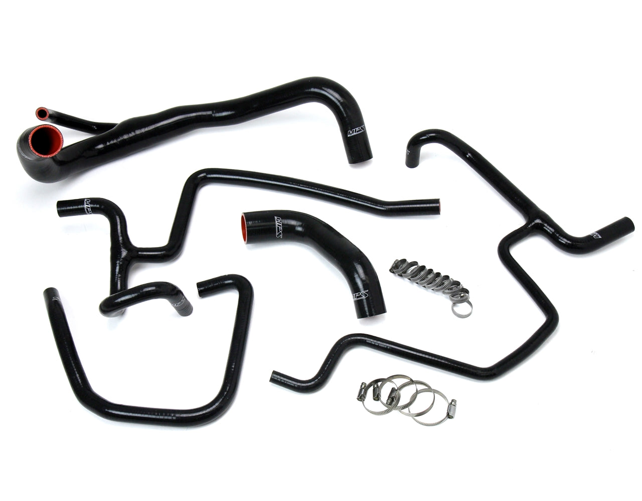 HPS Black Reinforced Silicone Radiator + Heater Hose Kit Coolant Dodge 11-18 Charger 5.7L V8 Pursuit 57-1646-BLK