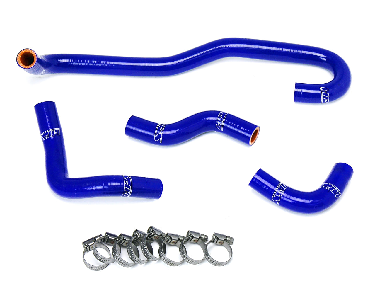HPS Reinforced Blue Silicone Heater Hose Kit Coolant Toyota 89-92 4Runner 3.0L V6 57-1655-BLUE