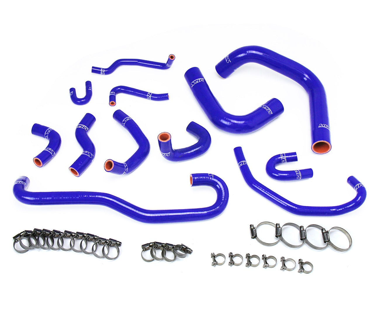 HPS Reinforced Blue Silicone Radiator + Heater Hose Kit Coolant Toyota 89-92 Pickup 3.0L V6 57-1656-BLUE