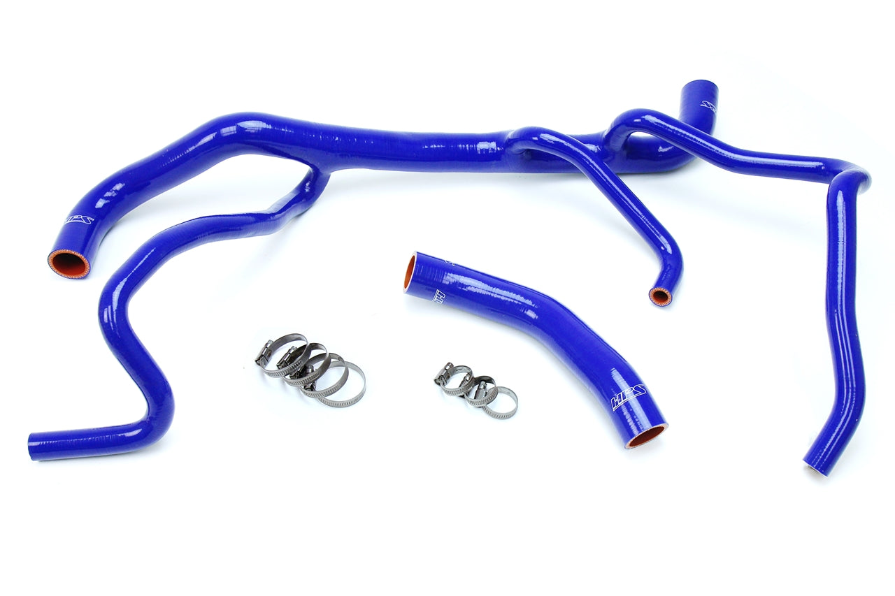 HPS Blue Reinforced Silicone Radiator Hose Kit Coolant Chevy 16-17 Camaro SS Coupe 6.2L V8 57-1664-BLUE