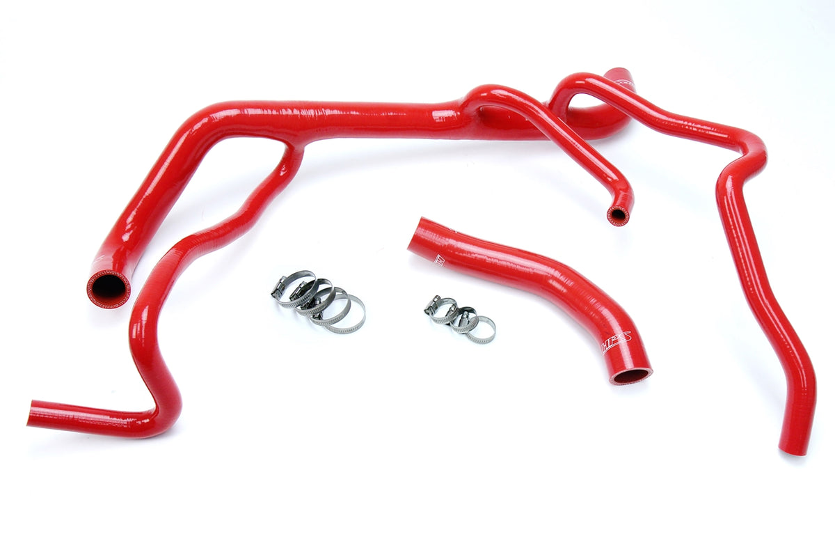 HPS Red Reinforced Silicone Radiator Hose Kit Coolant Chevy 16-17 Camaro SS Coupe 6.2L V8 57-1664-RED