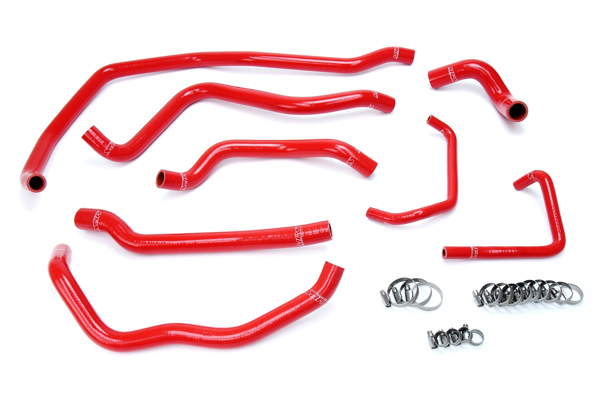 HPS Red Reinforced Silicone Radiator Hose Kit Coolant Polaris 14-18 RZR XP 1000 57-1666-RED