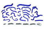 HPS Blue Reinforced Silicone Radiator + Heater Hose Kit Coolant Toyota 08-16 Land Cruiser 5.7L V8 57-1670-BLUE