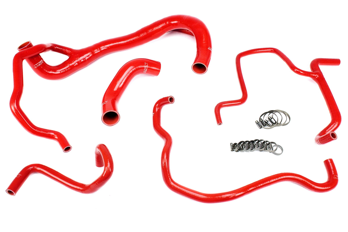 HPS Red Reinforced Silicone Radiator + Heater Hose Kit Coolant Dodge 17-18 Charger R/T 392 6.4L V8 57-1675-RED