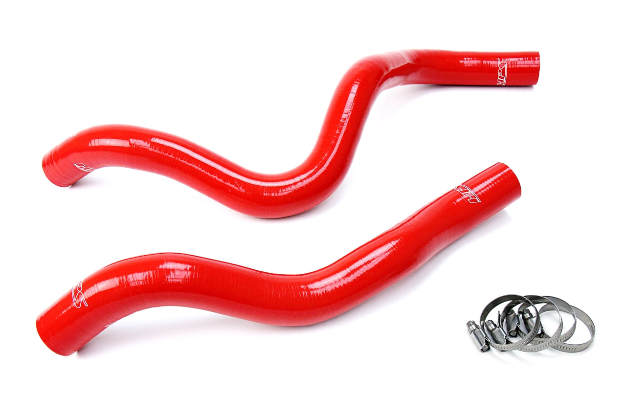HPS Red Reinforced Silicone Radiator Hose Kit Coolant Honda 17-18 Ridgeline 3.5L V6 57-1677-RED