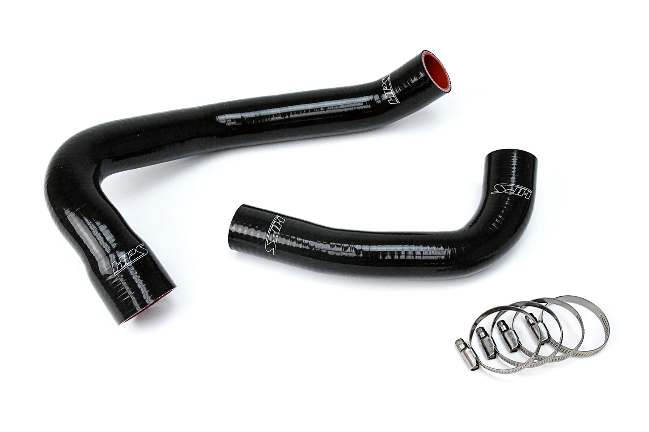 HPS Black Reinforced Silicone Radiator Hose Kit Coolant Jeep 00-06 Wrangler TJ 4.0L 57-1688-BLK