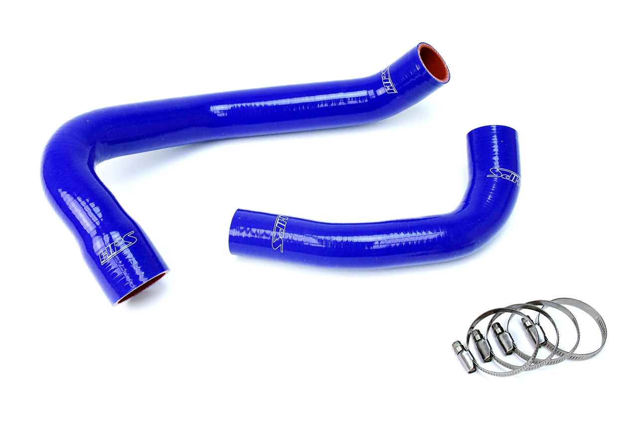 HPS Blue Reinforced Silicone Radiator Hose Kit Coolant Jeep 00-06 Wrangler TJ 4.0L 57-1688-BLUE
